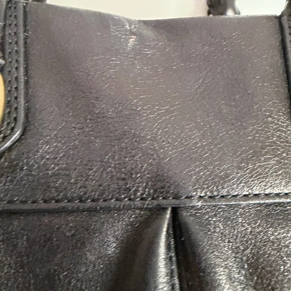 Coach Madison Sabrina Satchel Vintage Black Bag 12937